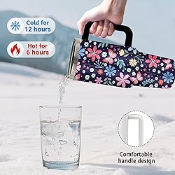 xiiai Gifts for Women - Floral Tumbler 40oz with