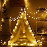 Rock Ninja Star Fairy Lights 6M 40 LED Battery Powered Warm White view 4