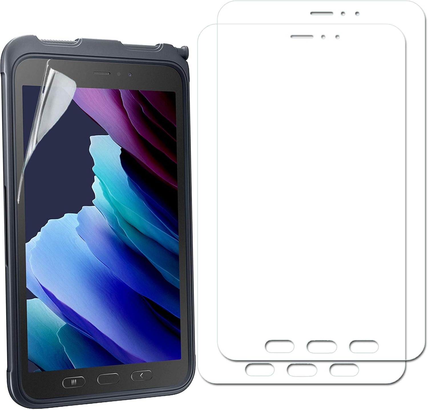 TECHGEAR 2 Pack Galaxy Tab Active 3 8" Anti Glare Screen Protectors (SM-T570 / SM-T575 / SM-T577) - Image 4