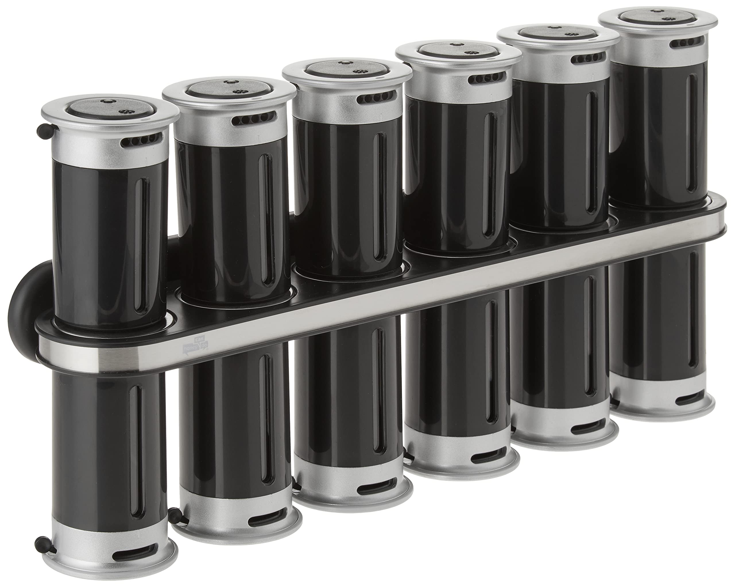 Zevro Zero Gravity Wall-Mount Magnetic Spice Rack, Set of 12