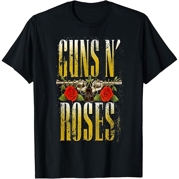 Guns N’ Roses tシャツ Amazon.com: Guns N' Roses Official Vintage White Cross T