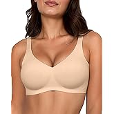 Gailife Smooth Wireless Jelly Bras for Women No Underwire Seamless Push Up Bra Full Coverage Soft Suppor Tshirt Bralettes