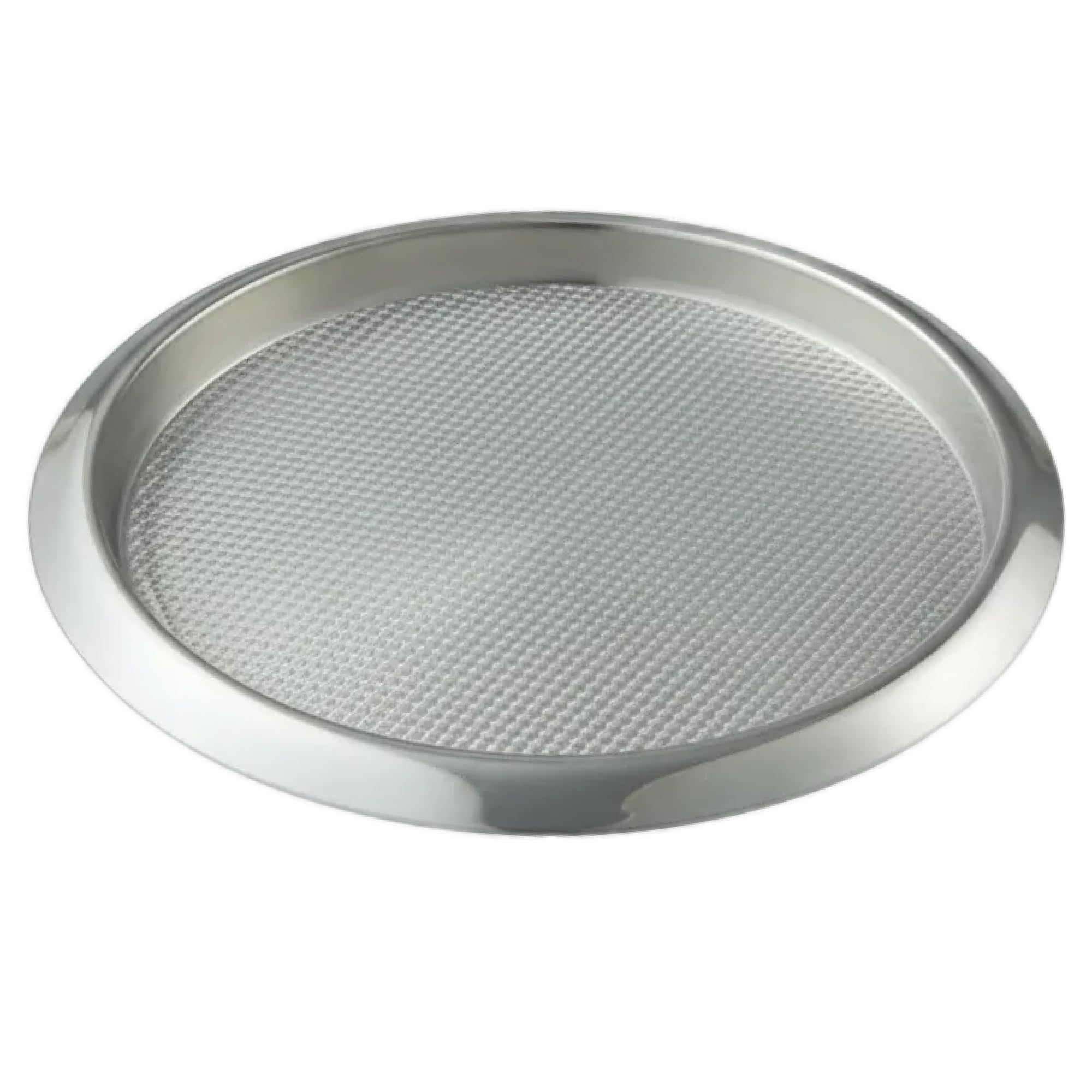 American Metalcraft SSBT14 stainless steel round bar serving tray, 14 inch
