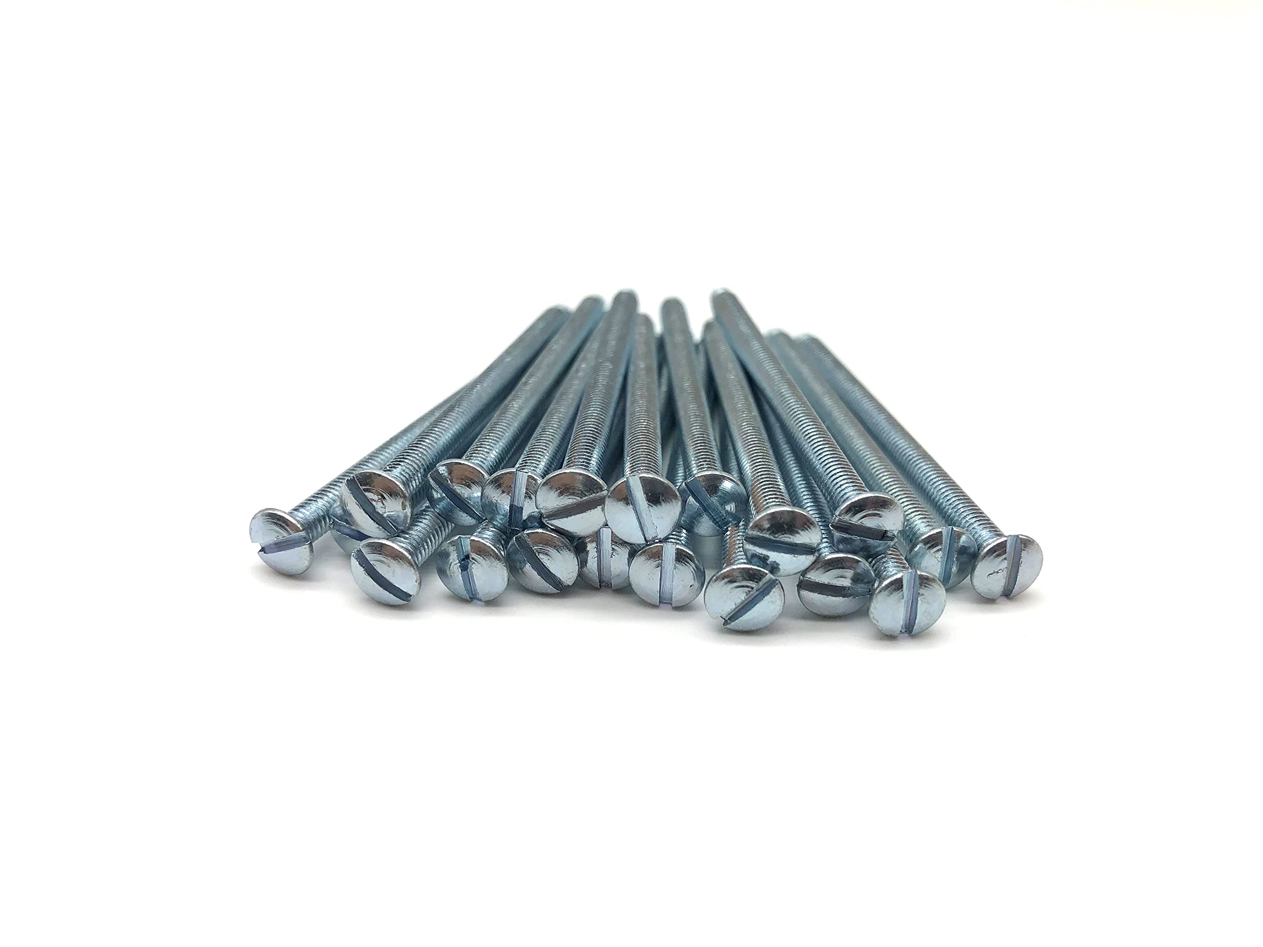 Jones DIY M3.5 Silver Electrical Socket Screws, 50mm, For Switches, Light Switch, Plug Sockets, 3.5mm x 50mm, (20)