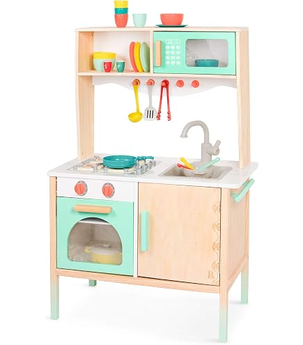 B. toys Jeu d'Imitation pour préparer des Tacos avec Accessoires | Comprend 22 pièces au total avec coquilles, garnitures, mortier, pilon, porte-taco et rangement à tiroir, 3 ans et