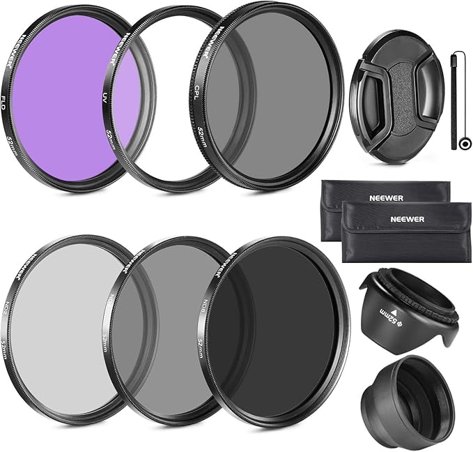 Neewer 58MM Must Have Lens Filter Accessory Kit for CANON EOS Rebel T5i