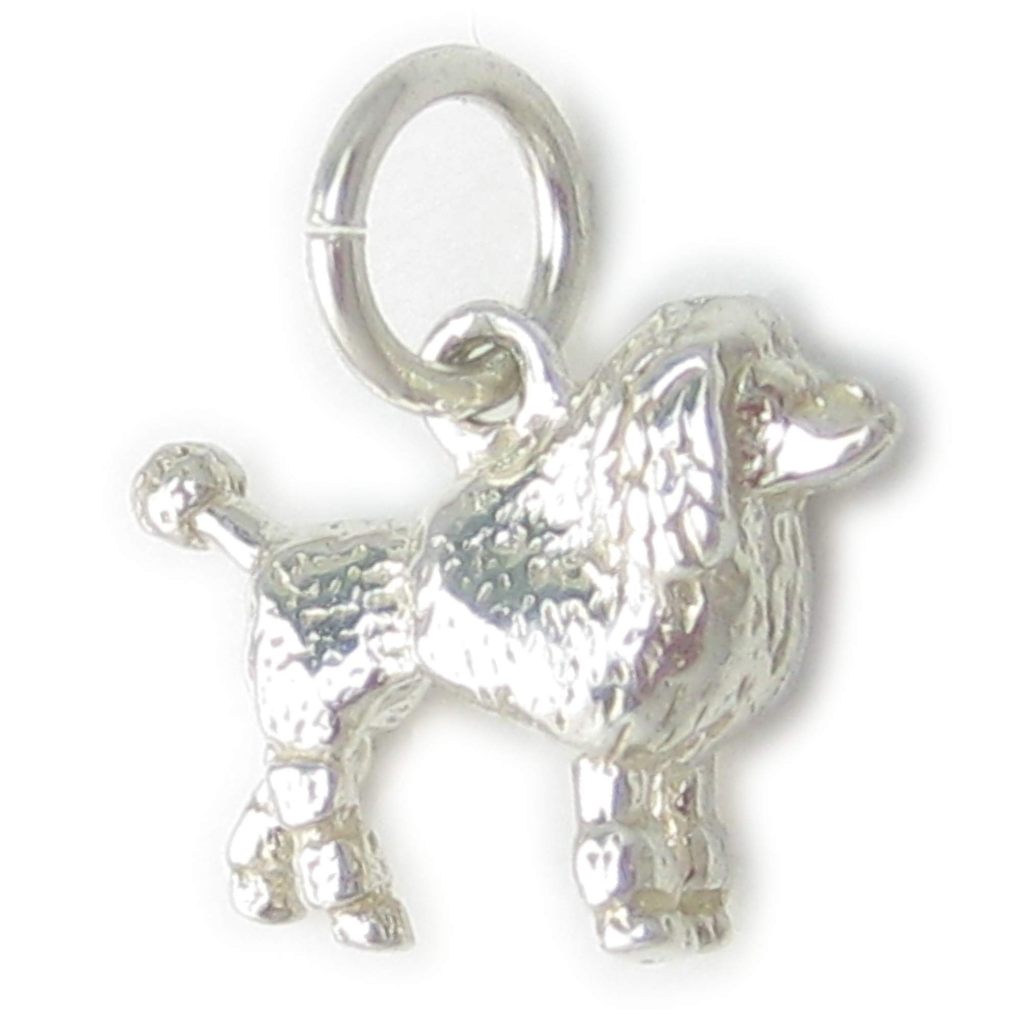 Maldon Jewellery Poodle sterling silver charm .925 x 1 Poodles Dog Dogs charms A1