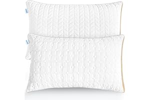mislili King Size Pillows Set of 2, Hotel Quality Bed Pillows for Sleeping, Pillows King Size Set of 2 Support & Comfortable, Down Alternative King Pillows for Back, Stomach or Side Sleepers