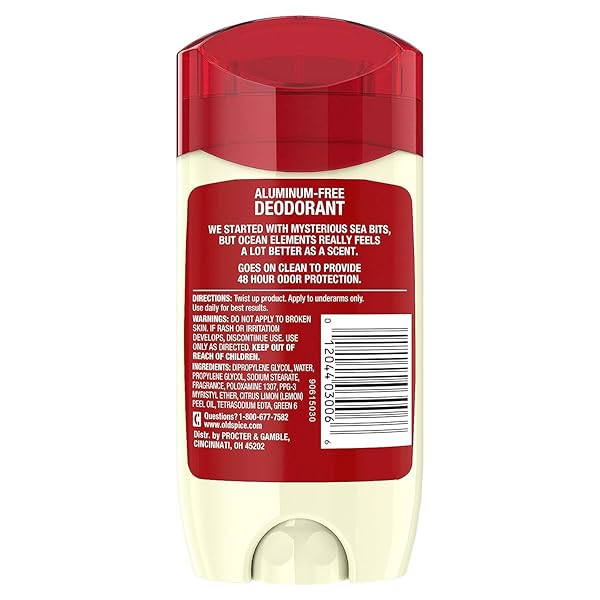 OLD SPICE DEODORANT FOR MEN DEEP SEA WITH OCEAN ELEMENTS SCENT INSPIRED BY NATURE 3 OZ