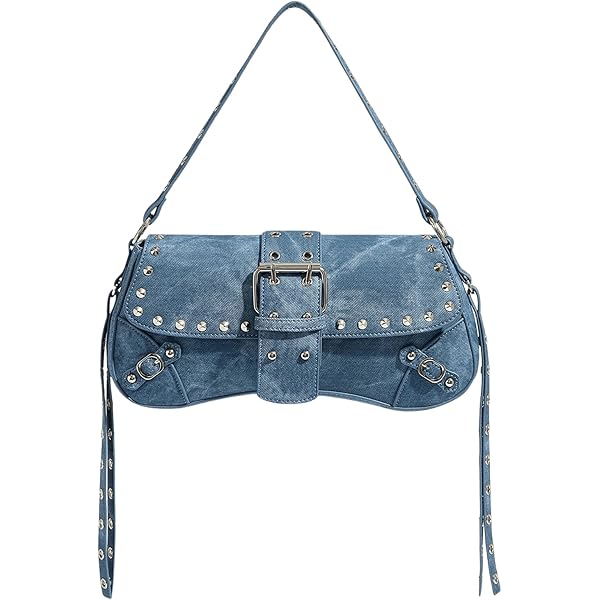 Amazon.com: MadGrandeur Small Silver Purse for Women, Y2k