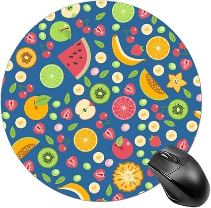 Amazon マウスパッド パッド 滑り止め 防水パッド コンピューターマウスパット 手首クッション ゲーミングマウスパッド 軽減手首疲労柔らかく快適 丸い形 时髦 オフィスゲーミングコンピューターフルーツパラダイス 2 Cddzmd543 マウスパッド 通販