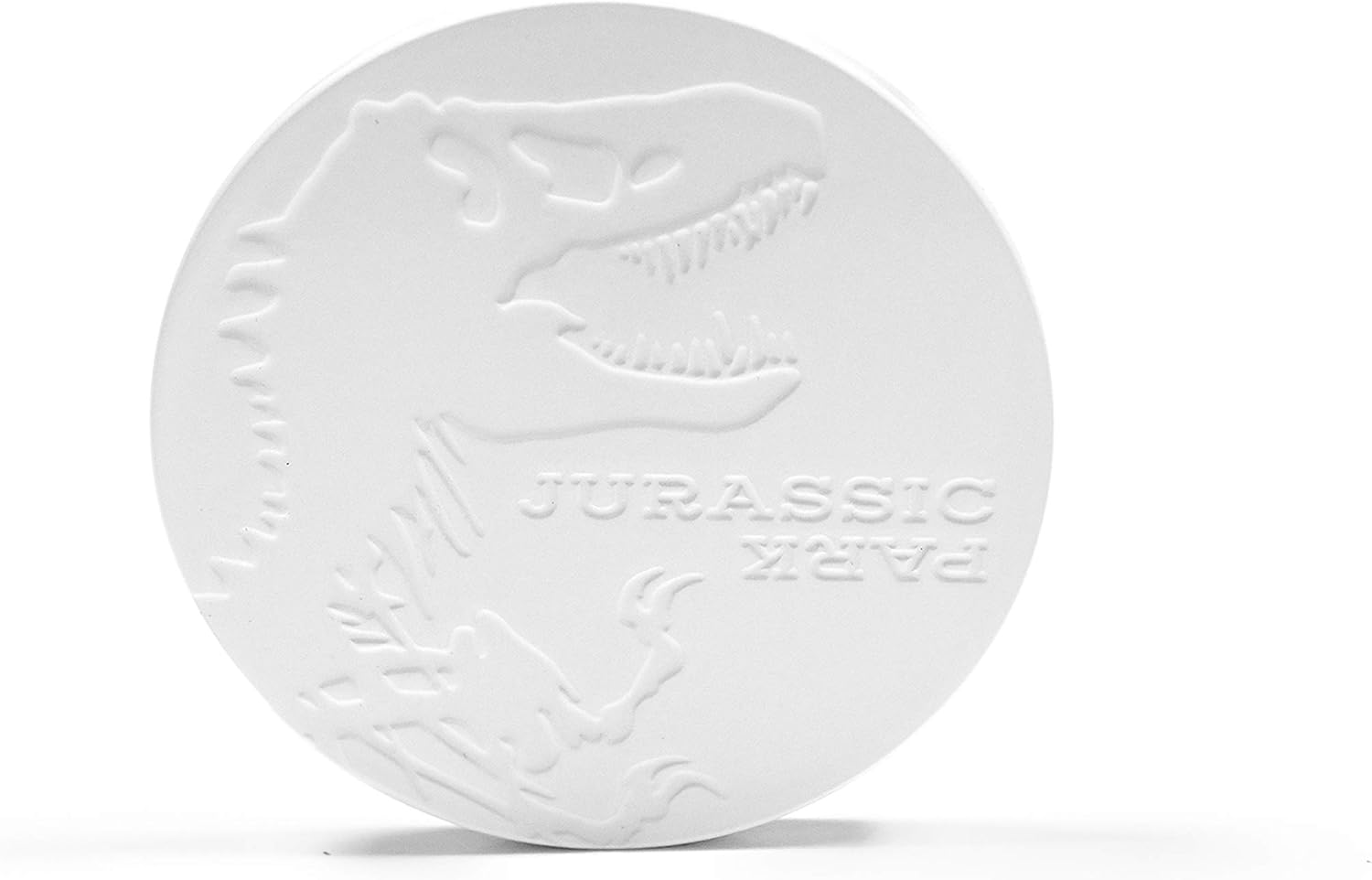 Amazon Co Jp Underground Toys ジュラシックパークティラノサウルスレックスロゴコースター シングルヘビーデューティーセラミック恐竜コースター 4インチ 丸型 おもちゃ