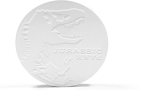 Amazon Co Jp Underground Toys ジュラシックパークティラノサウルスレックスロゴコースター シングルヘビーデューティーセラミック恐竜コースター 4インチ 丸型 Toys