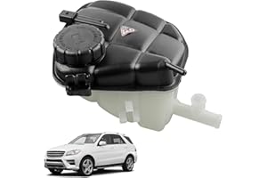 YzusGomumu Engine Radiator Coolant Overflow Reservoir Tank With Sensor & Cap Compatible With 2006-2015 Mercedes-Benz GL320 GL350 GL450 GL500 GL550 ML350 ML450 ML500 ML550 Replaces 1645000049 603-256