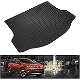 KIWI MASTER Cargo Mat for 2013-2018 Toyota RAV4 (Non-Hybrid), OEM Replacement PT908-42135, Custom Fit All Weather Rear Cargo Liner, Heavy Duty TPE Tray Trunk Mat, Black