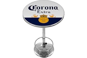 Trademark Gameroom Corona Extra Chrome Pub Table - Label Design - by Corona
