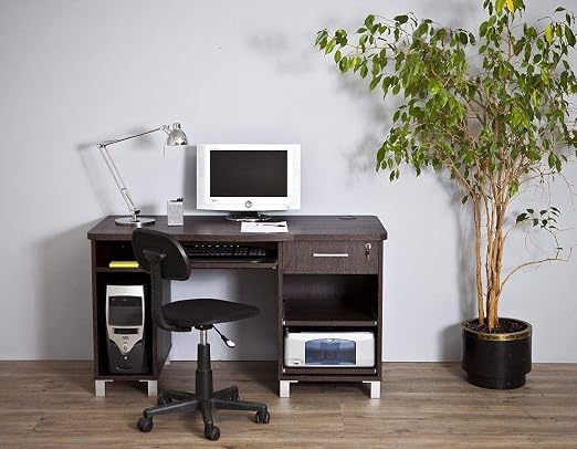 TOP KIT | Mesa de Ordenador Barcelona 4035-135 x 74 x 67 | Wengué ...