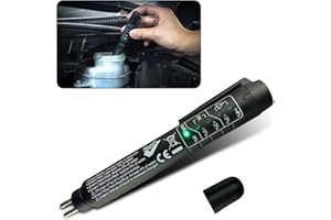 Ajxn 1 PC Car Brake Oil Test Pen, Hydraulic Oil Moisture Change Analysis Diagnostic Test Tool, Vehicle Troubleshooting Accessories, Universal Size Suits for Most Carssuch as SUV, Mini Van (Black)