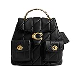 Coach Women's Tabby Backpack, Black, Large