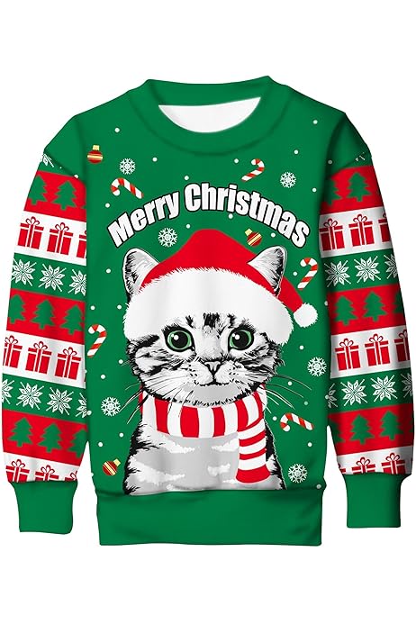Taylor Swift Ugly Christmas Sweater Kids Kids' Ugly Christmas
