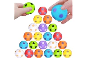 SCIONE 36 PCS Mini Fidget Spinners Soccer Ball Toys for Kids, Soccer Party Favors Goodie Bag Stuffers, Rotatable Soccer Finger Stress Balls for Classroom Prizes