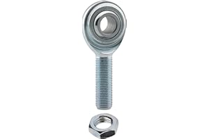 ARL OUTDOORS Rod End 3/8 x 3/8-24 ECML6 Male Economy Left Hand Rod End Bearing with Jam Nut Included Heim Joint Rod End Direct