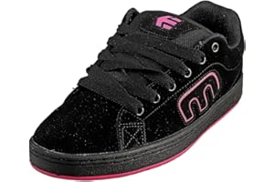 Etnies Women's Callicut Skate Shoe, Black/Pink, 8.5