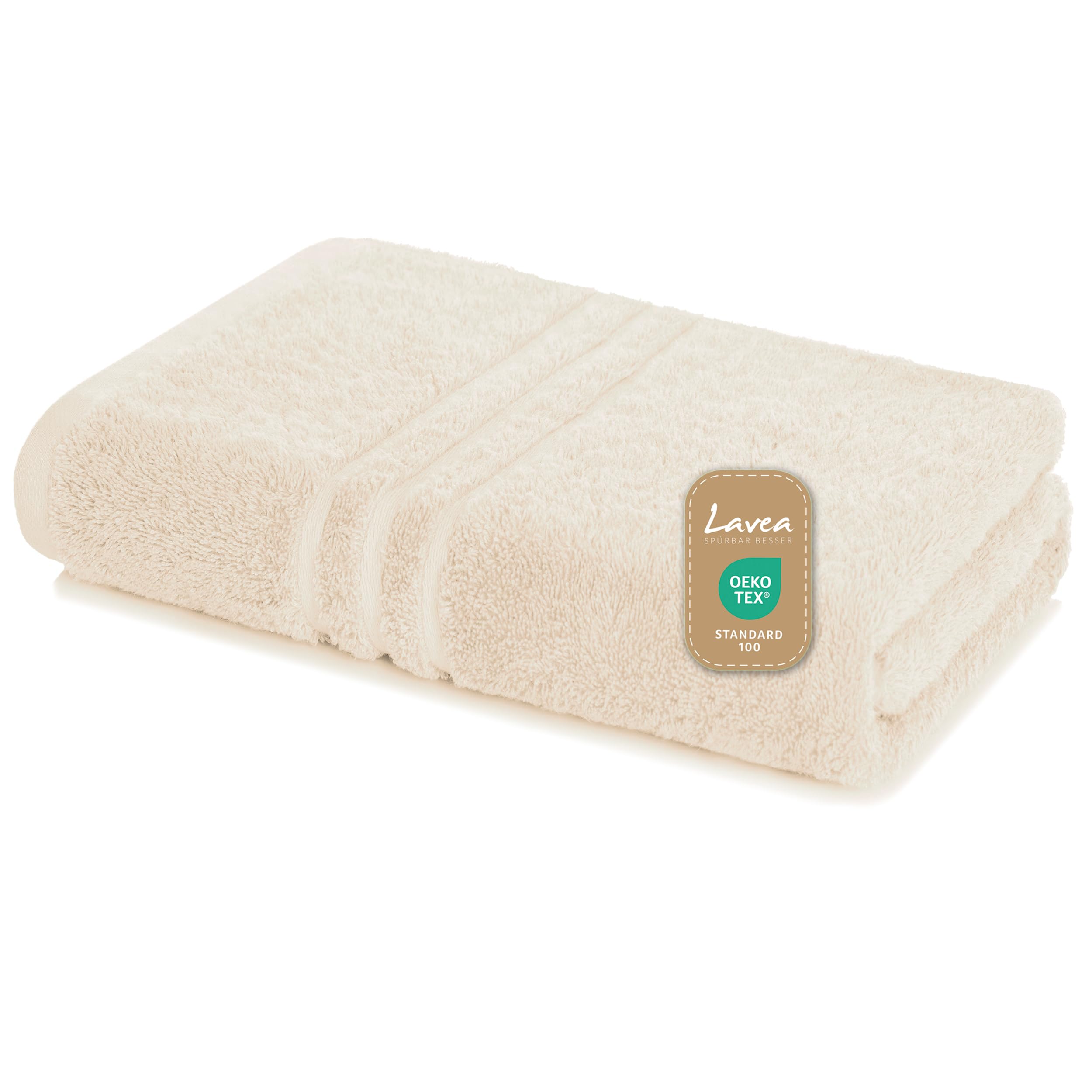 Lavea Elena Sauna Towel 80 x 200 cm Cream
