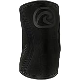 Rehband Elbow 5mm Compression Sleeve, Neoprene Elbow Sleeves for Weightlifting, Anatomical Design, Non-Slip & Close Fitting, Elbow Support Unisex, Colour:Carbon/Black, Size:Large
