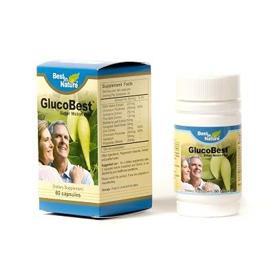 GlucoBest - Vitamin to Balance Blood Sugar Levels, Reduce Absorption of sugars &amp;amp;amp; carbohydrates and Protect Pancreas. Contains Bitter Melon