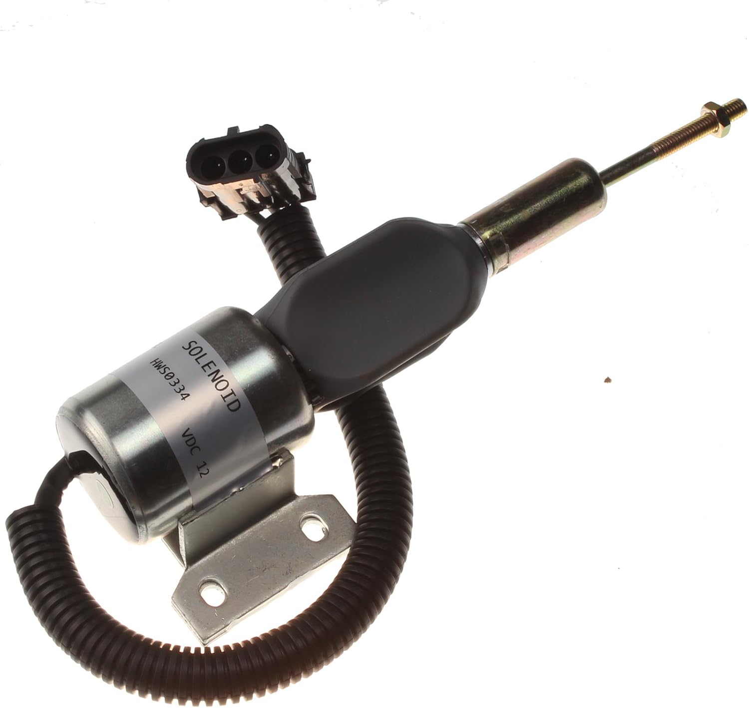 Holdwell fuel shutoff solenoid 3932529 for Cummins 4BT 6BT Case 12Vdc