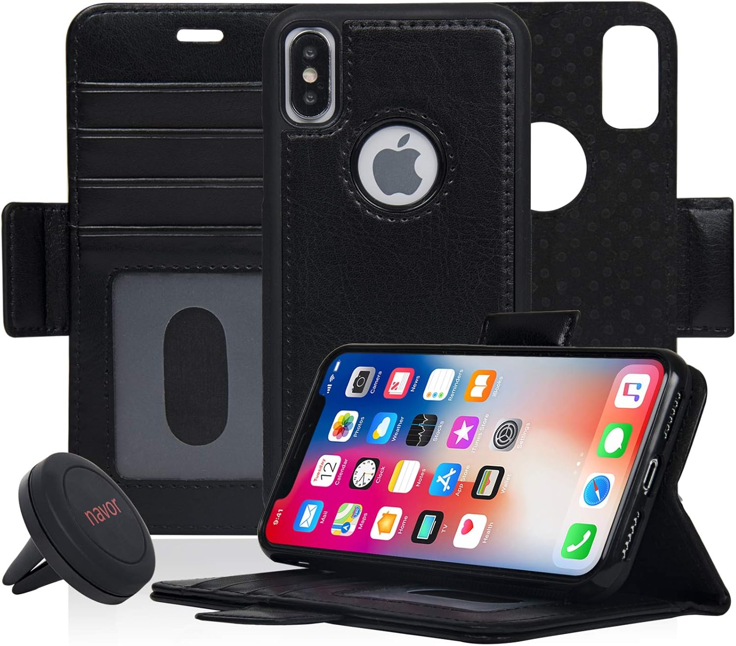  Black 6.1 inch IP11VJKTBK Navor Universal Car Mount & Detachable