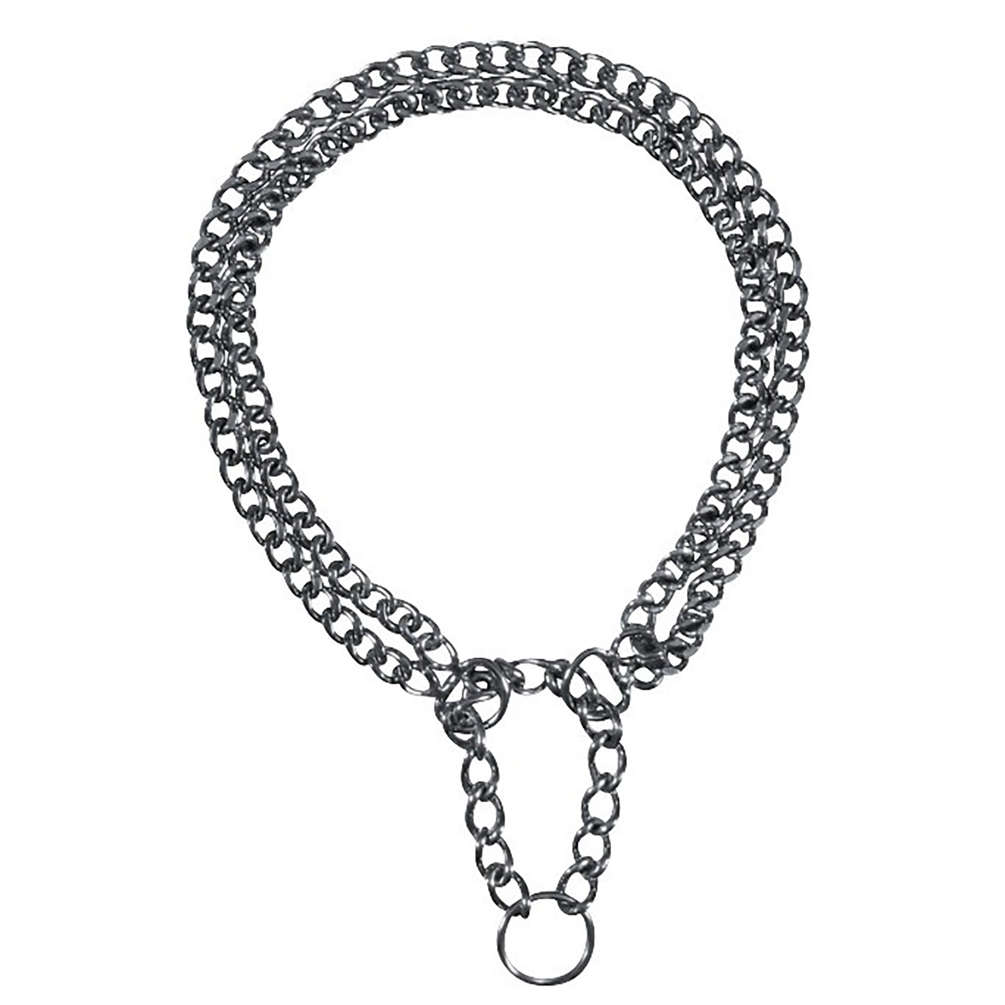 TRIXIE pull-stop chain collar size XL: neck circumference 65 cm/2.0 mm – durable chain dog collar for very large-sized dogs, chrome-plated, easy to Clean, 2247 — image 1