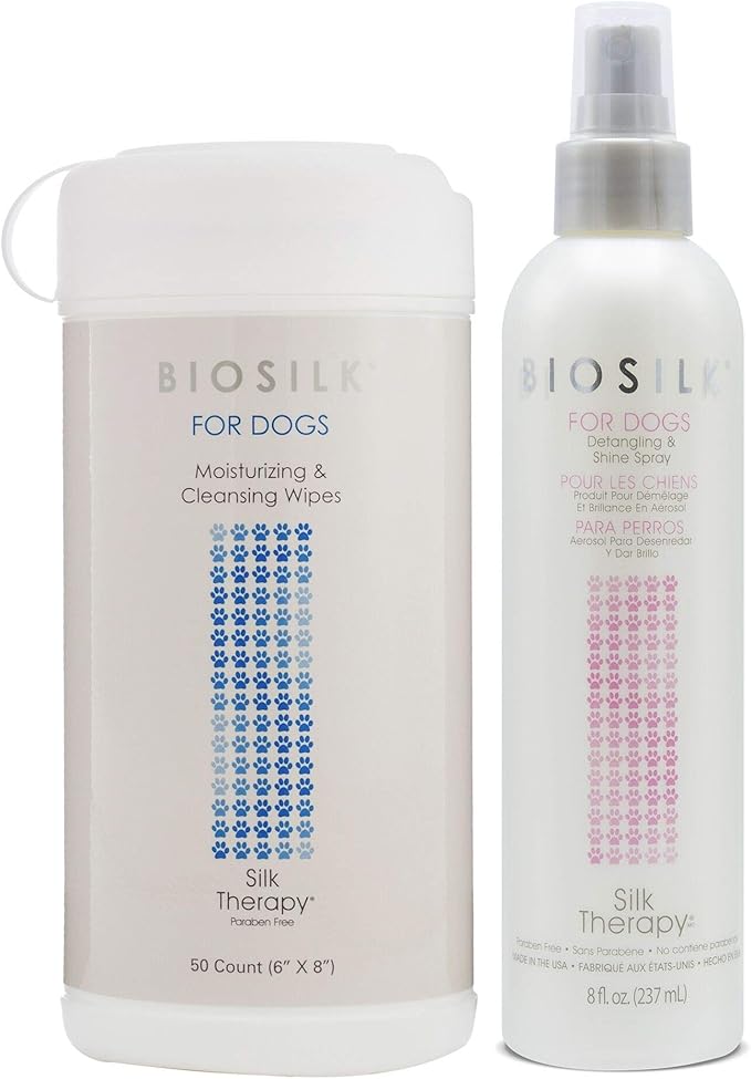 biosilk for dogs detangling and shine spray