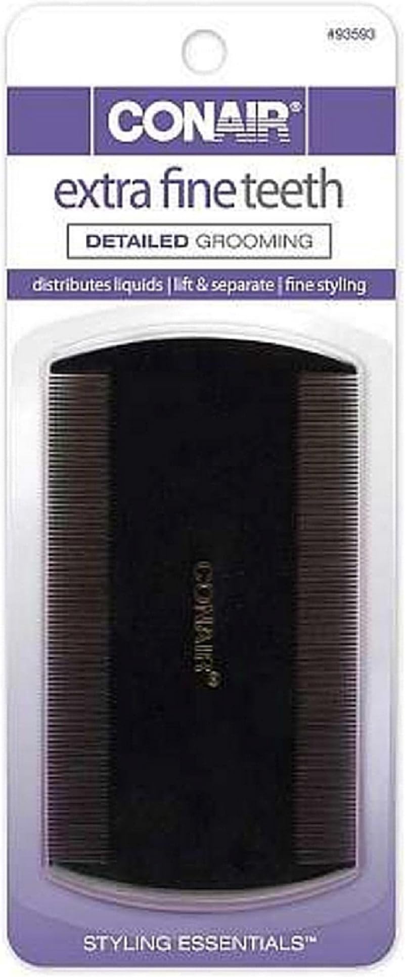 Conair Styling Essentials Extra Fine Tooth Comb 1 ea