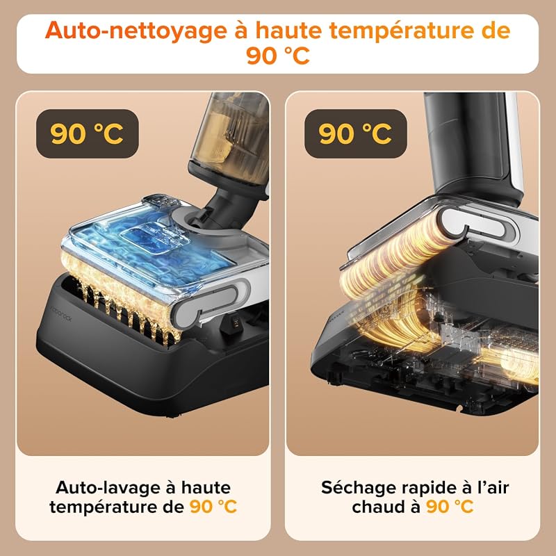 F25 LT Aspirateur Laveur 20kPa, ECO 60 Min, Autonettoyage 90°C