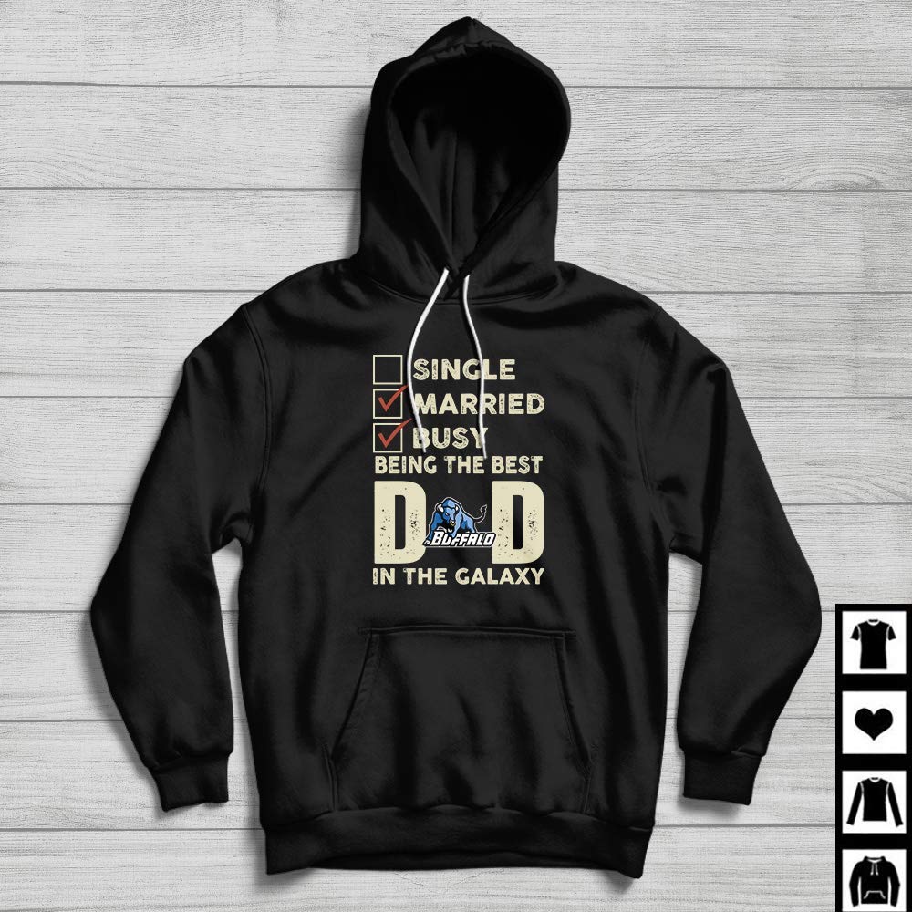 Buffalo-bulls Best Dad In The Galaxy Father's Day Gift Fan T-shirt 