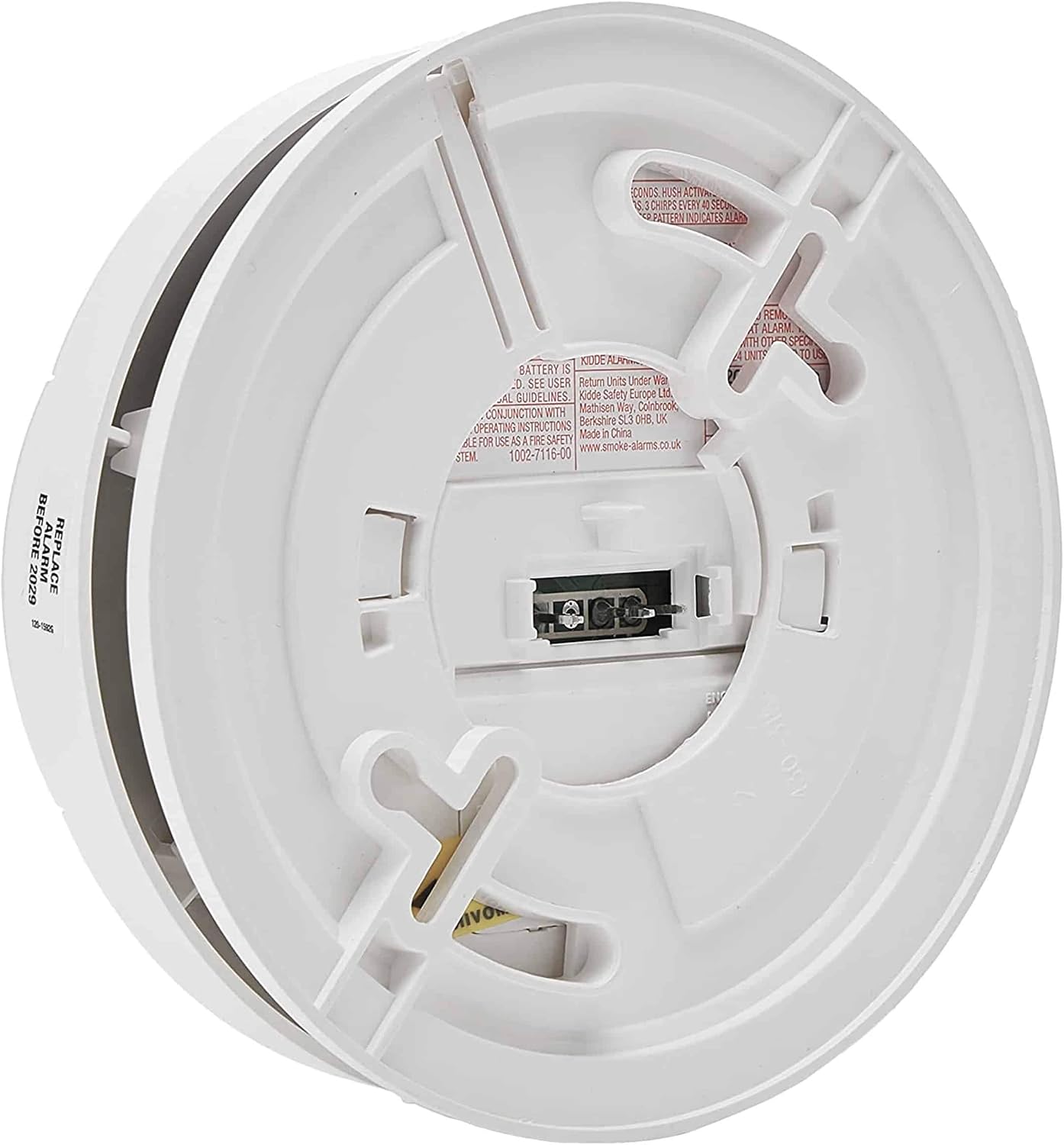 Kidde Firex KF30R Mains Powered Heat Alarm with Sealed-In Rechargeable Battery Back-Up, White - Image 4