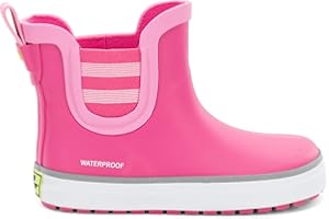 Western Chief Kids Element Chelsea Kid Friendly, Lightweight, Waterproof Rain Boot with Cozy Lining - Perfect Outdoor Boots for Boys and Girls