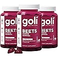 Goli Nutritional Supplement, Beets Cardio Gummy, 180 Count(3 Pack of 60), 100mg CoQ10 & Beet Root Extract - Gluten-Free, Vegan, Non-GMO, and Gelatin-Free. Nature's Great Superfood