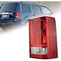 Honda Pilot Driver Side Tail Light Assembly W/O Bulbs - Foto 7