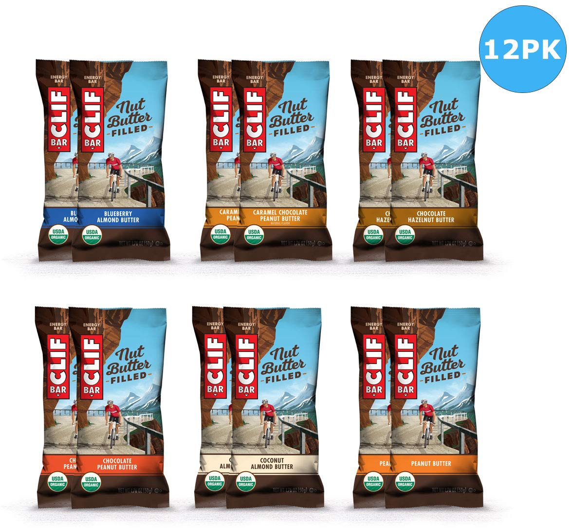 Amazon Com Bulk Buy Clif Nut Butter 12 Bar Variety Multipack 6