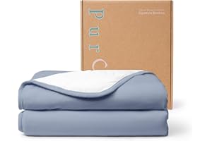 PurComfy Supersoft Baby Blanket, Premium Bamboo Viscose Baby Quilt, Hypoallergenic and Breathable, for Newborns, 33"×33"