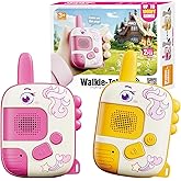 Walkie Talkies Toys for Girls:Unicorn Toys 2 Pack Birthday Gifts for 3 4 5-7 8 Year Old Girls Toy for 4 5 6 7 8-10 Year Old Camping Outdoor Games,Christmas Easter Gifts for Girls Kids