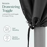 WINSOME Waterproof Rotary Washing Line Cover with Zip - Black view 5