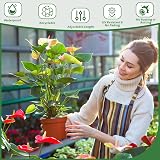 Hanotic 6Pcs Plant Support Stakes 30/60/90cm with Rings Clips Twistties view 5