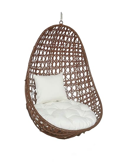 Home Deluxe - Polyrattan Hängesessel - Korb Nido - inkl. Sitz- und Rückenkissen
