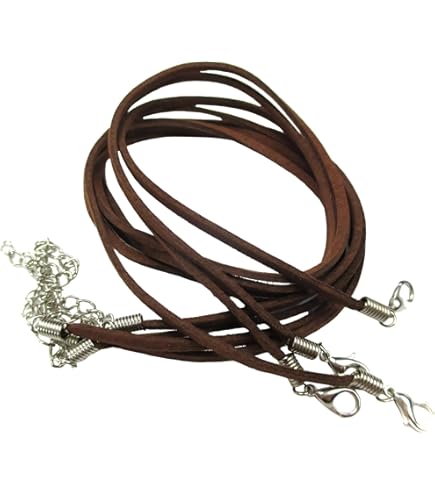Amazon.com: ALL in ONE 10pcs Faux Leather Suede Cord Necklace with