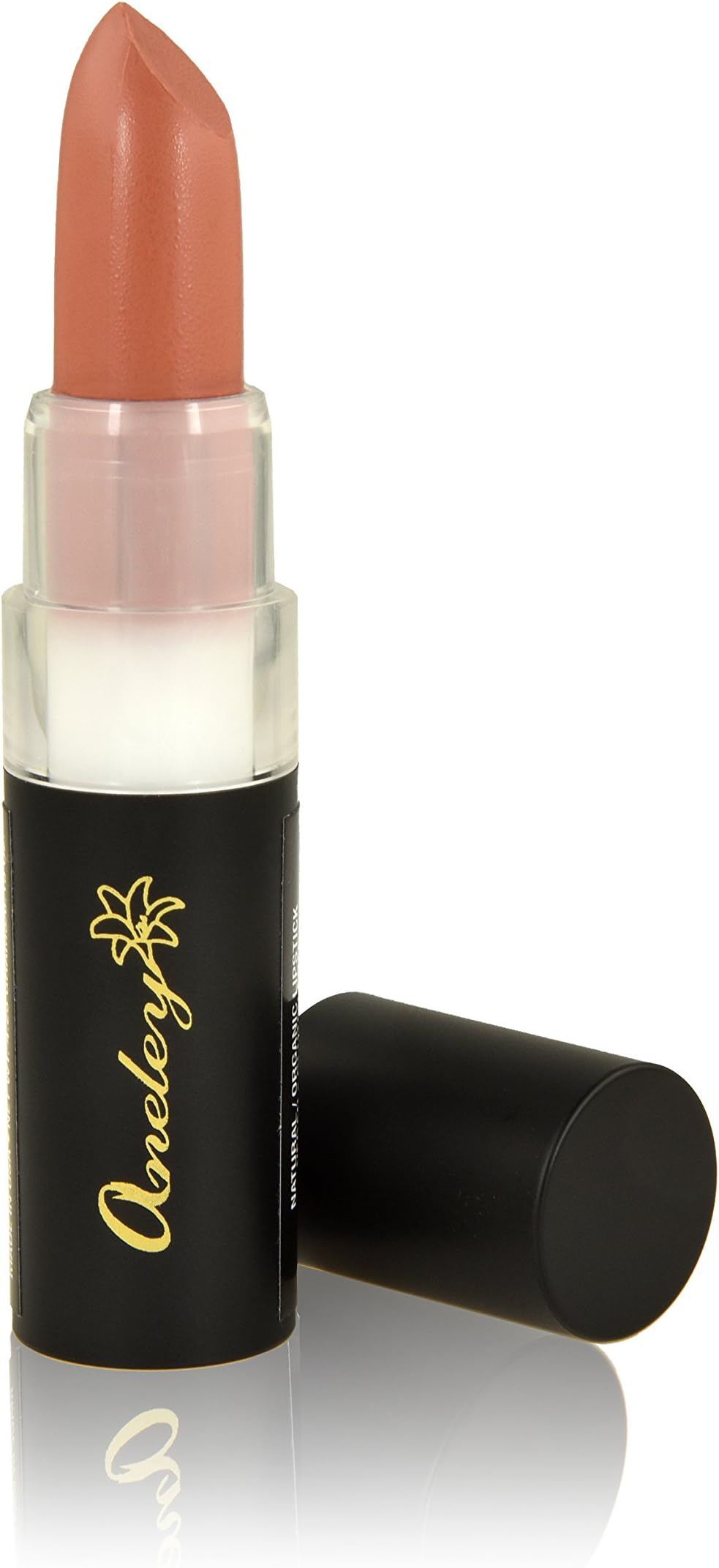 AneleyCosmetics Vegan Lipstick Organic Natural Gluten Free Cruelty Free Moisturizing Nourishing balm Mineral Based lipstick Infused With Powerful Antioxidant Oils vibrant colors (Breathless)