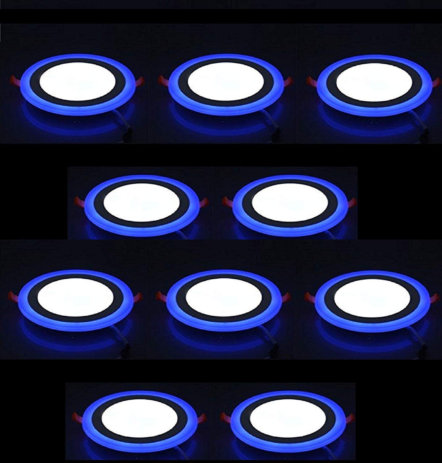 Buy D Maktm 9 Watt Side Blue Led Super Bright Panel Light Round